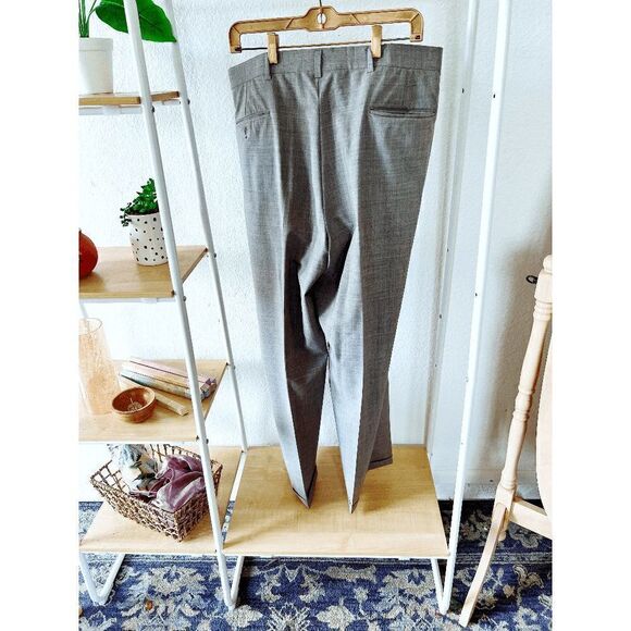Vintage Gold Trumpeter Grey Dress Slacks - Picture 4 of 4